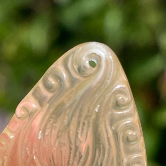 Natural Citrine Quartz Pendant Nine Tailed Fox Lucky Stone Pendant Crystal - Picture 8 of 8